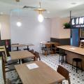 LINO Pizza & Pasta Bar | Product Seen: [Campri Side Chair & Customised Laminated Tabletop + Gala Dining Table Base - Dia430]